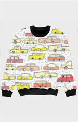 Unisex Funky Animated Car Sweatshirt